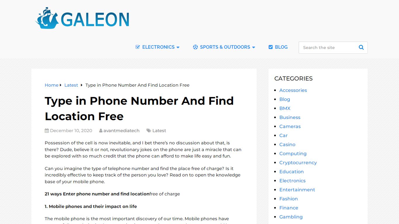 Type in Phone Number And Find Location Free - Galeon